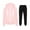 Pink, variant on Winter Saving Winter Coats for Women Fall Winter Outfits Sports Tracksuits Long Sleeve Pullover Hoodies Pants Suit