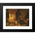 thumbnail image 2 of Jean-Louis van Kuyck 14x11 Black Modern Framed Museum Art Print Titled - Farmer`S Kitchen, 2 of 5