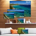 thumbnail image 3 of Beautiful Greek Beach of Sea - Seashore Canvas Art Print, 3 of 4