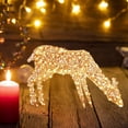 thumbnail image 2 of Ganfancp Lámpara Decorativa de Navidad Reno con Batería para Navidad Lámpara Decorativa Utilizado para Jardín Patio Liquidación 1X Ciervo Luminoso, 2 of 3