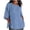 Navy, variant on Navy S WIZUTIZ Tops for Women Trendy Oversize Vintage Cozy Style Shirts Short Sleeve Comfy Crew Neck Blouse Plus Ladies Linen Tshirts Summer-Beach Loose Fit T-shirt Lightweight Solid Tshi