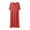Red, variant on Bixock Women Plus Size Nightgowns Loungewear Nightshirts Sleep Dress Short Sleeve Button Placket Loose Solid Color Indoor Home Homewear Sleepwear Women Clothings