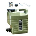 thumbnail image 3 of tamizeot Contenant Portable d'Urgence pour Stockage d'Eau, Randonnée, Seau de Boisson avec Robinet à Bec, Boissons Inodore Vert 30x16x35cm 12L, 3 of 6