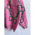 thumbnail image 4 of Suéteres Tipo Cárdigan de Punto Grueso para Mujer, Informales, Abiertos, con Botones, para Invierno, y Otoño Rosa M, 4 of 10