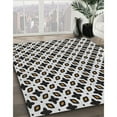 thumbnail image 2 of Ahgly Company Indoor Rectangle Patterned Platinum Gray Novelty Area Rugs, 2' x 3', 2 of 6