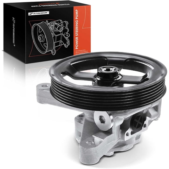 A-Premium Power Steering Pump with Pulley Compatible with Acura RL 2005 2006 2007 2008 3.5L Gas