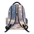 thumbnail image 2 of HELLHERO Cute Cartoon Baby Penguin Print Lightweight Casual Daypack for High School Middle School, Padded Shoulder Straps Multi Pocket 600D Polyester Shoulder Bookbag, 2 of 7