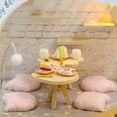 thumbnail image 4 of DIY Hut Leisure Cat Coffee Back Garden Juguetes de casa de muñecas ensamblados de madera hechos a mano JShteea El nuevo, 4 of 7
