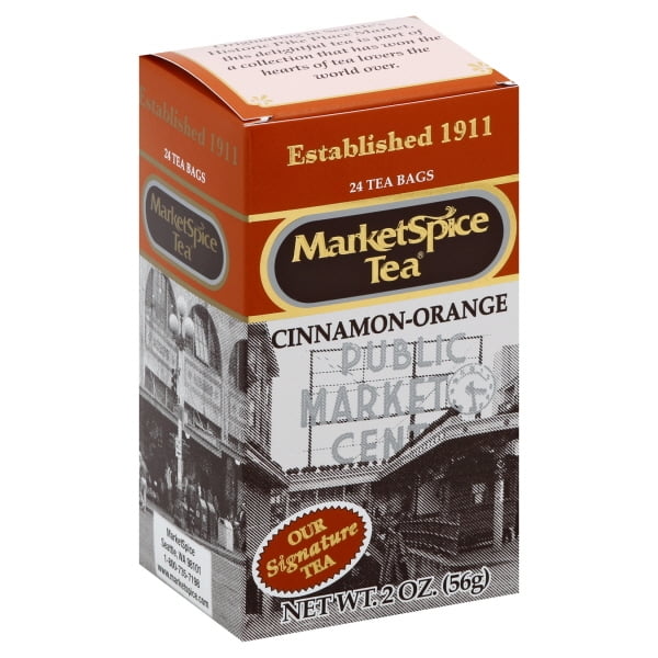 Market Spice CinnamonOrange Tea Bag, 24Count (Pack of 3)