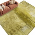 thumbnail image 2 of Yellow Area Rug 6x9 FT, Non Slip Living Room Throw Carpet, Retro Oil Painting Modern Abstract Art Aesthetics Washable Soft Large Floor Carpet Non-Shedding Rug for Bedroom Dining Room Play Room, 2 of 9