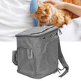 thumbnail image 3 of Mochila para Mascotas Expansible Respetuoso con el Medio Ambiente Mochila para Gatos Transpirable Bolsa para Gatos para Caminatas Viajes Camping Uso Al Aire Libre Mochila de Malla Anggrek Otros, 3 of 8