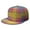 Classic, variant on Jungle Leaves Flat Brim Panel Hat - High Top Baseball Cap for Hip Hop Events & Running