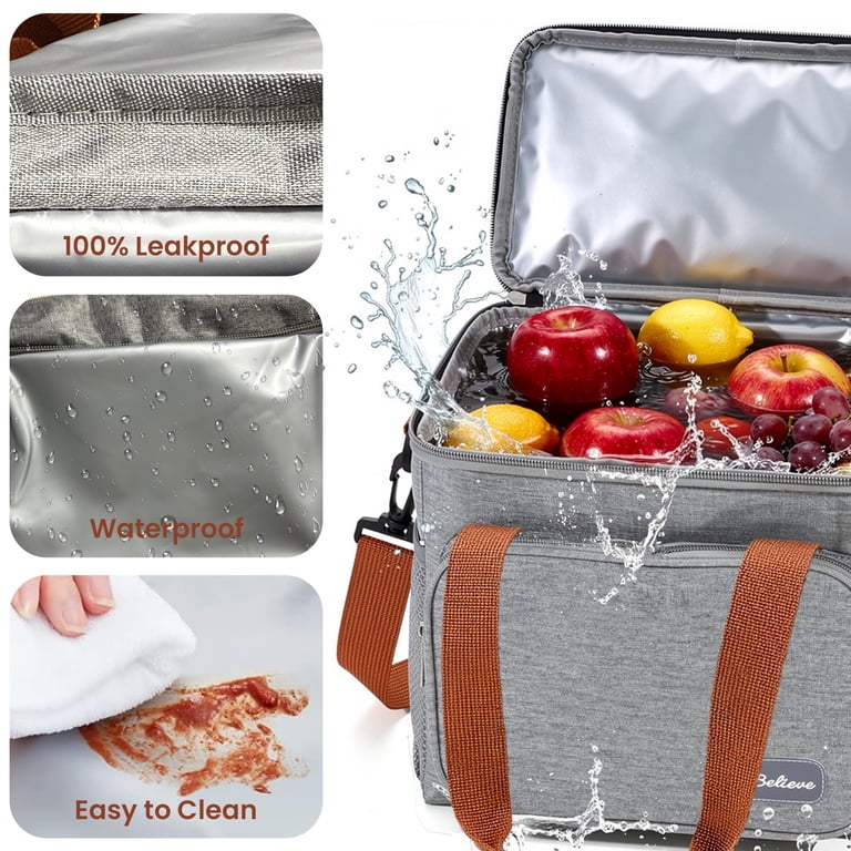 AARTVARK TEES Double Deck Lunch Bag, 15L Gray photo 4
