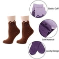 thumbnail image 3 of Calcetines de lana calcetines cálidos retro calcetines cómodos gruesos, 3 of 5