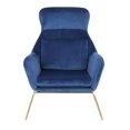 thumbnail image 2 of Chaise d'appoint glamour Penelope de LumiSource, 2 of 8