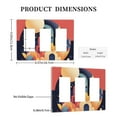 thumbnail image 3 of City Illustration Switch Cover Decorative Wall Plate 3-Gang Screwless Standard Size, 3 of 5