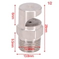 thumbnail image 3 of Wide Spray Angle Boomless Nozzle (1/2” BSP) Stainless Steel Deflector Sprayer, 3 of 9