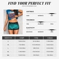 thumbnail image 5 of Daiia stars and sparkles Pattern Women's Workout Shorts Biker Shorts - High Waisted Workout Spandex Tummy Control Gym Running Yoga Shorts-Medium, 5 of 8
