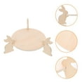 thumbnail image 4 of 1 Set High Base Cake Stand Cupcake Dessert Display Stand Wood Fruit Candy Tray, 4 of 8