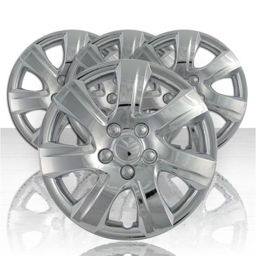 Coast To Coast 16" Wheel Covers – 7-Spoke Silver Hubcaps For 2010-2011 Toyota Camry, Set Of 4