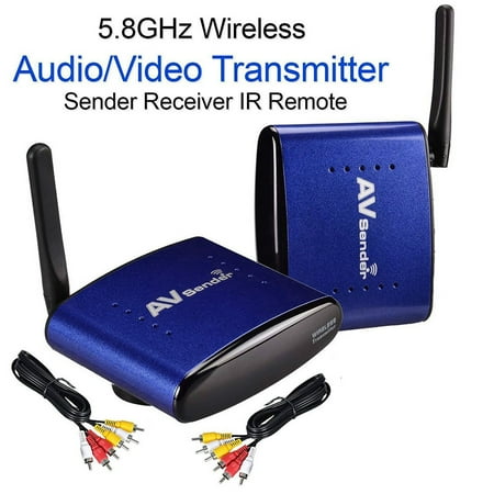 - DZT1968 5.8GHz Wireless AV Sender TV STB Audio Video Transmitter Receiver Plug and Play
