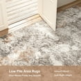 thumbnail image 3 of 2'x6' Runner Rug for Hallway, NovDeco Washable Small Indoor Rug Neutral Abstract Beige, Low Pile & Stain Resistant Carpet for Kitchen Bedside Laundry, 3 of 10