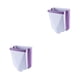 thumbnail image 4 of Ounissouiy Colgador plegable y de carga pesada para la organización del cajón Gran apertura Extra grueso No daña los muebles 10L Bearing Purple Púrpura S 2piezas, 4 of 4