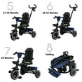 thumbnail image 5 of AILEEKISS 8-in-1 Kids Tricycle with Parental Bar, Folding Ride Trike for Child 1-6 Years, Blue, 5 of 10