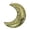 Gold, variant on LLDYYDS Hanging Disco Ball Moon Shaped 8 Inch Silver Stage Mirror Ball for Christmas Tree, Party, Room, Courtyard One Size