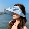 thumbnail image 5 of Solar Fan Hat Sun Visor Hat 360 Degree Fan Rotating Sun Visor USB Charging Protection Large Sun Hat Hollow Hat for Men Women Outdoor Beach, 5 of 6