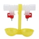 thumbnail image 2 of Bebedero con tetina doble para pollo, bebederos colgantes automáticos para aves de corral, tubo de 1/2 pulgadas, 2 of 12