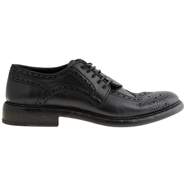 Bible is there basketball Burberry Men's Rayford Black Pebbled Leather Oxfords Shoes, Brand Size 40 -  Walmart.com