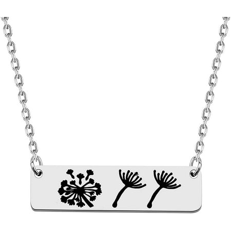 Zuo Bao Dandelion Mother Daughter Necklace Set Mother Daughter Jewelry Dandelion Necklace(nacklace-2)