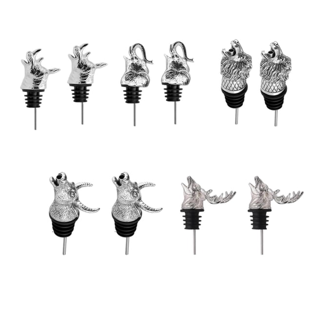 10 Pieces Wine Pourer Perfect Pouring Out for Red And White Wine Zulema none