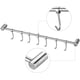 thumbnail image 3 of Organizador de pared versátil, estante para utensilios de cocina, construcción de acero inoxidable de primera calidad, diseño que ahorra espacio con ganchos personalizables, fácil instalación para, 3 of 8