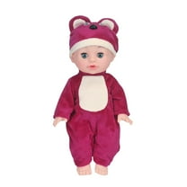 Gpaecead 12 Inch Talking Baby Dolls for 3 Year   Old Girls - Soft Body Interactive Baby Doll for Kids That Can Talk， For Birthday Gift