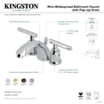 thumbnail image 7 of Kingston Brass KB8958CML Manhattan Mini-Widespread Bathroom Faucet with Pop-Up Drain, Brushed Nickel, 7 of 7