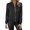 Black, variant on Baberdicy Women's Casual Outerwear Jacket, Classic Long Sleeve Coat for Daily Use , Solid Casual Jacket, Everyday Zip Coat, Fall Daily Outerwear Black L