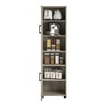 thumbnail image 3 of RealRooms Tindall 2 Door Kitchen Pantry Cabinet, Gray Oak, 3 of 9