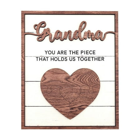 

JPGIF Home Décor Mother s Day Gift For Mom Wrapped With Love For Mom Anniversary Birthday Gift For Mom Gift For Daughter And Son Gift For Mom Wooden Ornaments 1ml