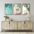 thumbnail image 3 of Summer Surfboard Beach Framed Canvas Wall Art Set,Modern Ocean Surfing Seascape Wall Decor,Coastal Bus Coconut Tree Wall Painting,Nature Botanical Art Prints for Living Room, Bedroom-16 x24 x3, 3 of 6