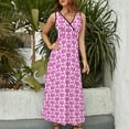 thumbnail image 5 of Hippy Peace Sleeveless Dress dress summer women Women's summer dress, 5 of 7