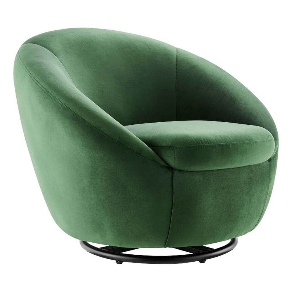 maklaine performance velvet swivel chair product