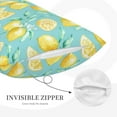 thumbnail image 5 of EasygdpYellow Lemon Polyester Fiber Double-Sided Pillowcase,Super Soft,Comfortable And Luxurious Pillowcase,Not Easy To Break Or Deform- 16"X24", 5 of 9