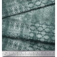 thumbnail image 3 of Soimoi Crepe Silk Fabric Aztec Southwestern Print Sewing Fabric Yard 42 Inch Wide, 3 of 3