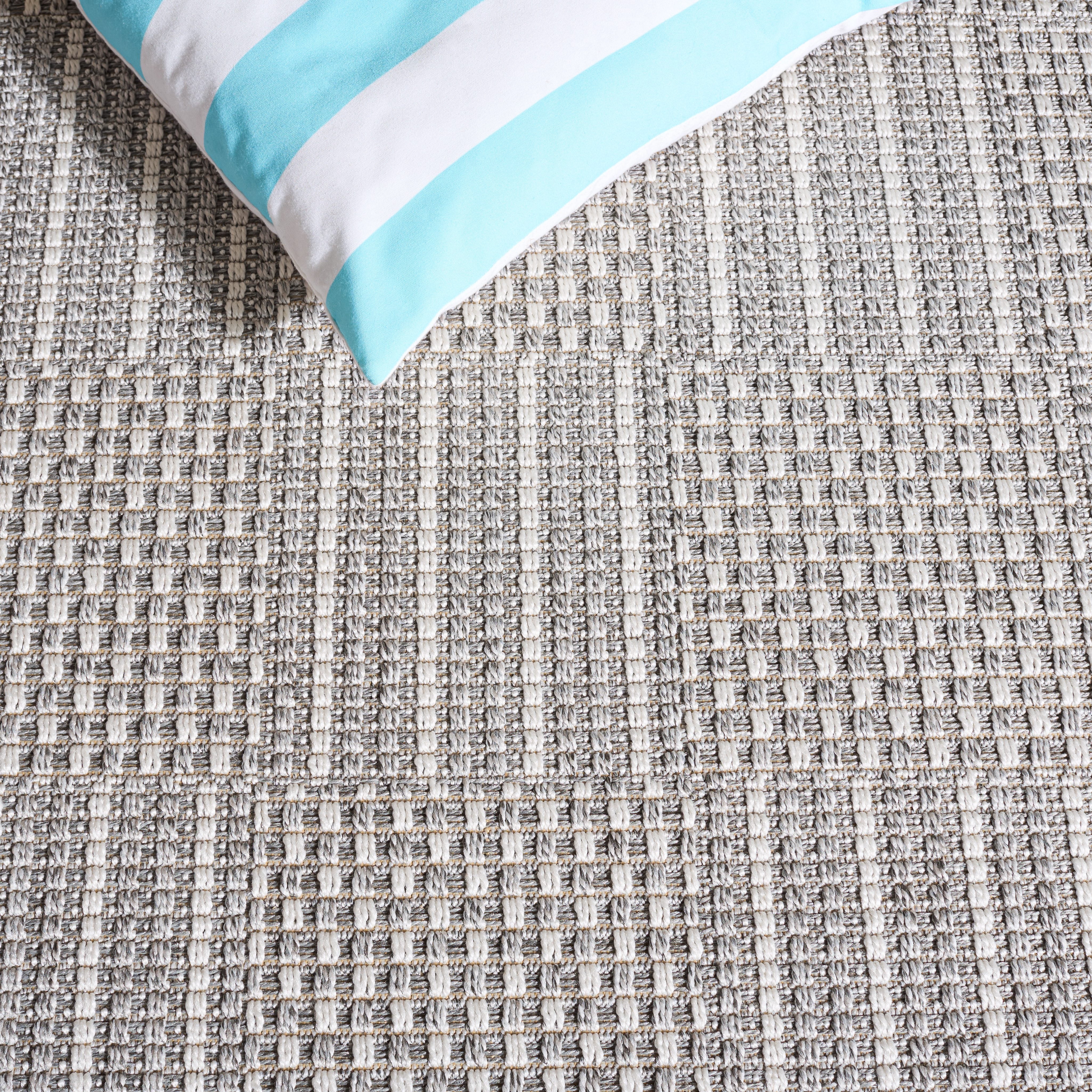 Safavieh Sisal All-Weather Austen Geometric Indoor/Outdoor Area Rug, Gray/Ivory, 4' x 6'