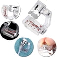 thumbnail image 5 of Kit para hacer cinta al bies de tela con punzón de costura, pasador de posicionamiento, clip de carpeta ajustable, punzón de madera, prensa de pie, práctico juego para hacer cinta al bies, 5 of 5