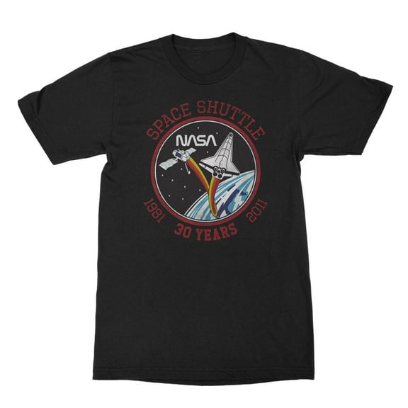 Nasa Space Shuttle 30 Years Men T-Shirt, Male Large