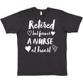 thumbnail image 3 of Inktastic Retired but Forever a Nurse at Heart T-Shirt, 3 of 5