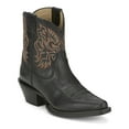 thumbnail image 2 of Justin Boots Womens Isabella Embroidered Snip Toe Cowboy  Ankle Dress Boots, 2 of 5